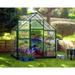 Harmony 6 ft. x 4 ft. Green/Clear DIY Greenhouse Kit - 6ft x4ft