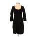 H&M Casual Dress: Black Solid Dresses - Women's Size Small