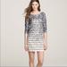 J. Crew Dresses | J.Crew Striped Sequin Confetti Sweater Dress | Color: Blue/Cream | Size: M