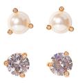 Kate Spade Jewelry | Kate Spade Rise & Shine Stud Earrings Set Of 2 0.38” | Color: Cream/Gold | Size: Os