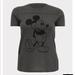 Torrid Tops | Disney Mickey Mouse Charcoal Grey Waffle Knit Top | Color: Gray | Size: 0x