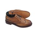 Hoggs of Fife Muirfield Brogue Shoe Burnished Tan UK 9 UK 9 Brown Boots (11498)