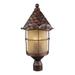 ELK Lighting Rustica 26 Inch Tall 3 Light Outdoor Post Lamp - 389-AC