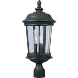 Maxim Lighting Dover 21 Inch Tall 3 Light Outdoor Post Lamp - 3021CDBZ