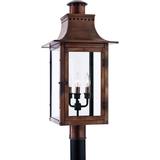 Quoizel Chalmers 26 Inch Tall 3 Light Outdoor Post Lamp - CM9012AC