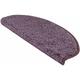 Tapis d'escalier Bali Violet Demi-circulaire 23,5 x 65 cm - Violet