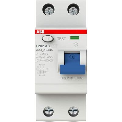 ABB - rein erdschlussfreier schutzschalter f202ac 25a 30ma f427800 Image