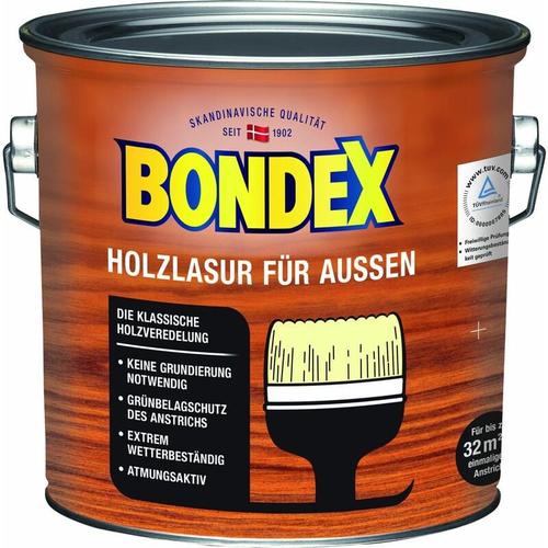 Bondex - Holzlasur für Außen 2,5 l eiche hell Lasur Holz Holzschutz Schutzlasur