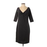 Trafaluc by Zara Casual Dress - Sheath: Gray Solid Dresses - Women's Size Small