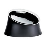 Alessi Wowl Dog Bowl Metal/Stainless Steel (easy to clean) in Black | 11.03 H x 10.63 W x 6.18 D in | Wayfair BM13/28 B
