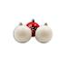 Queens of Christmas Arctic 16 Piece Assorted Ball Holiday Shaped Ornament Set Plastic in Red/White | 2.5 H x 2.5 W x 2.5 D in | Wayfair