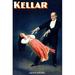 Buyenlarge 'Kellar Levitation' Vintage Advertisement in Black/Red | 42 H x 28 W x 1.5 D in | Wayfair 0-587-14696-6C2842