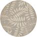 Gray Round 4' Area Rug - Bay Isle Home™ Pangle Floral Flatweave Beige/Area Rug Polypropylene | Wayfair 2FFD68CEFF17455DBC933CBE941DACD9