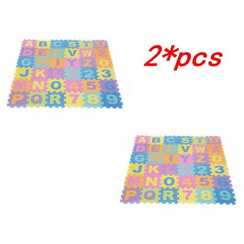 36tlg. Puzzlematte Spielmatte Bodenmatte Spielteppich Kinderteppich Bodenmatte eva Schaumstoff