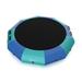 Costway 12 Feet Inflatable Splash Padded Water Bouncer Trampoline-Blue