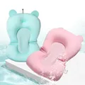 Siège de bain pour bébé tapis de soutien pliable coussin de baignoire et chaise pour nouveau-né