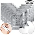 Patchs autocollants pour extension de cils patchs hydrogel tampons pour les yeux outils de