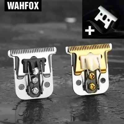 WAHFOX-Jeu de lames de rechange en acier pour tondeuse à cheveux Andis D7 D8 SlimLine Pro Li lame