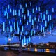 Guirlande lumineuse de noël 50CM pluie de météores en plein air goutte de glace pour mariage