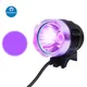 Lampe de poche UV 5V lumière noire lampe ultraviolette UV pour la rénovation de l'écran LCD