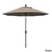 California Umbrella 7.5' Rd. Aluminum/Fiberglass Rib Market Umb, Deluxe Crank Lift/Collar Tilt, Bronze Finish, Pacifica Fabric