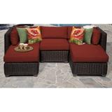 Venice 5 Piece Outdoor Wicker Patio Furniture Set