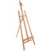 La Jolla Classic 64 to 89 High Lyre Style Studio A-Frame Easel Stand - Sturdy Beechwood Adjustable Height 48 Canvas