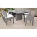 Monterey Rectangular Outdoor Patio Dining Table With 6 Armless Chairs And 2 Chairs W/ Arms