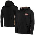 Men's Dunbrooke Black/Realtree Camo San Francisco 49ers Decoy Tech Fleece Full-Zip Hoodie