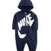 Nike One Pieces | Nike Baby Boys Full-Zip Coverall, Navy, Size 6 Months Nwt | Color: Blue/White | Size: 3-6mb