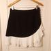 Kate Spade Skirts | Kate Spade Skirt 10 Color Block A-Line Skirt Black White See Measurements | Color: Black/White | Size: 10