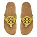 Tory Burch Shoes | Nib Tory Burch Miller Cloud Leather Thong Sandal Lemon Lime Us 7 7.5 8 8.5 9 9.5 | Color: Brown/Green | Size: Various