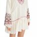 Free People Dresses | Free People Wild Ones Dress Ivory Womens Medium | Color: Cream/Red | Size: M