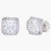 Kate Spade Jewelry | Kate Spade ‘That Sparkle’ Princess Cut Earrings In Silver Tone | Color: Silver | Size: Os