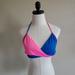 Pink Victoria's Secret Swim | 4/$20 Victoria's Secret Pink Bikini Toplarge | Color: Blue/Pink | Size: L