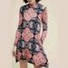 Anthropologie Dresses | Anthropologie Maeve "Myra" Paisley Knit Dress | Color: Blue/Pink | Size: Xs