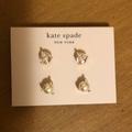 Kate Spade Jewelry | Kate Spade Earrings, Faux Diamond And Pearls | Color: Cream | Size: Os