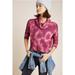 Anthropologie Tops | Anthropologie Maeve Tie Dye Thermal Cowl Neck Size Xs | Color: Pink | Size: Xs