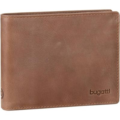 Bugatti Geldbörse Volo Coin Wallet 12 Kartenfächer Cognac Hellbraun Herren Image