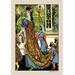 Buyenlarge Beauty & the Beast - Beauty by Walter Crane Painting Print, Ceramic in Green/Orange | 36 H x 24 W x 1.5 D in | Wayfair