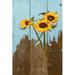 Rosalind Wheeler Sunflowers On Wood I Canvas | 12 H x 8 W x 1.25 D in | Wayfair AD9F99B4718A4CC3B3E04D56B6F8200F
