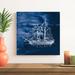 Longshore Tides Sailing Ships V Indigo Canvas | 20 H x 20 W x 1.5 D in | Wayfair D979032A79284912B02972A82AD265A6