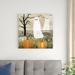The Holiday Aisle® Haunted Pumpkin Patch I - Wrapped Canvas Painting Canvas, Wood | 30 H x 30 W x 1.25 D in | Wayfair