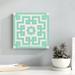 Latitude Run® Maze Motif IV by June Erica Vess - Wrapped Canvas Painting Canvas | 12 H x 12 W x 1.25 D in | Wayfair