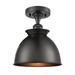 Innovations Lighting Bruno Marashlian Adirondack 8 Inch 1 Light Semi Flush Mount - 516-1C-BB-M14-W