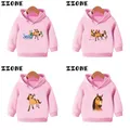 Sweats à capuche pour enfants Lucky & Mustang Spirit Horse Cartoon PVD Baby Pullover Y-Cute Girls