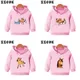 Sweats à capuche pour enfants Lucky & Mustang Spirit Horse Cartoon PVD Baby Pullover Y-Cute Girls