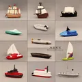 Figurines d'action miniatures modèle de mini bateau Hurboat croisière sous-marine soleil cargo