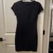 Zara Dresses | Black Sheer-Lace Side Panel Bodycon Dress | Color: Black | Size: L