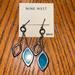 Nine West Jewelry | New Nine West Dangle Earrings | Color: Blue/Silver | Size: Os